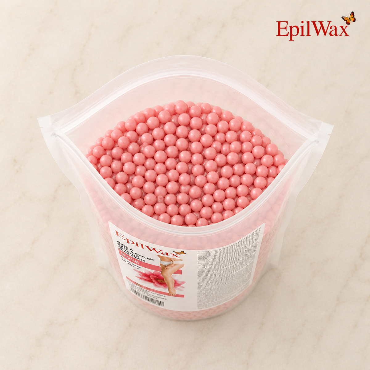 Perles de Cire Pelable — Rose