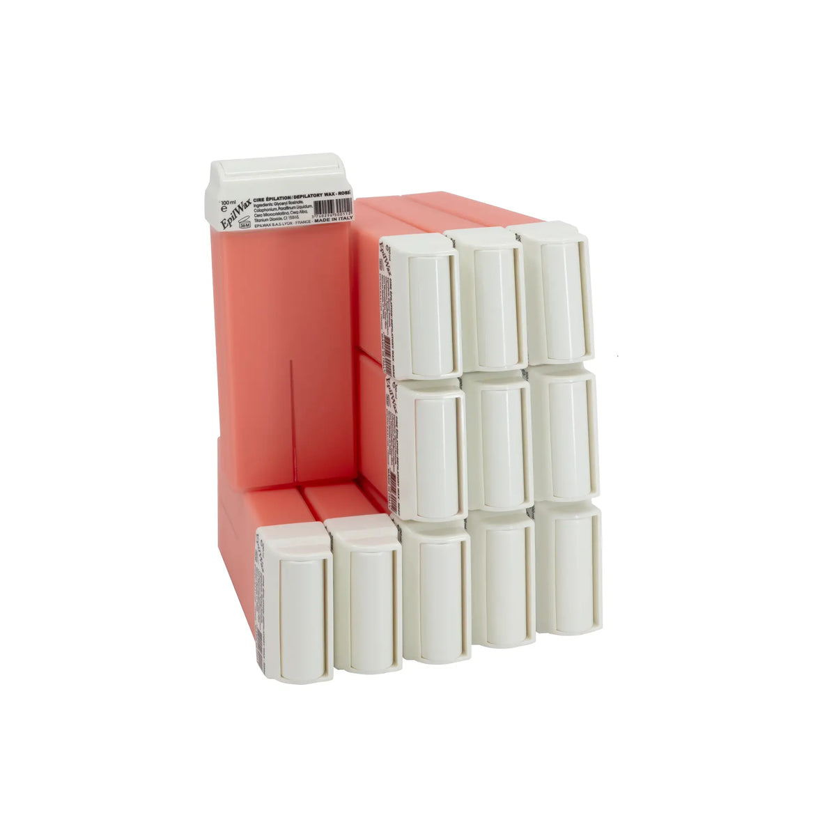 Lot de 12 Roll-On 100 ml — Cire à la Rose (peaux sensibles)