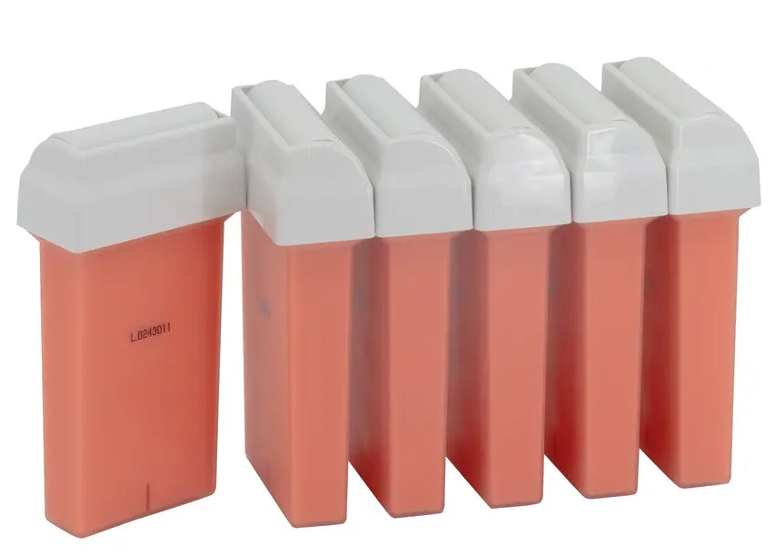 Lot de 6 Roll-On 50 ml — Cire à la Rose (compatible Veet)
