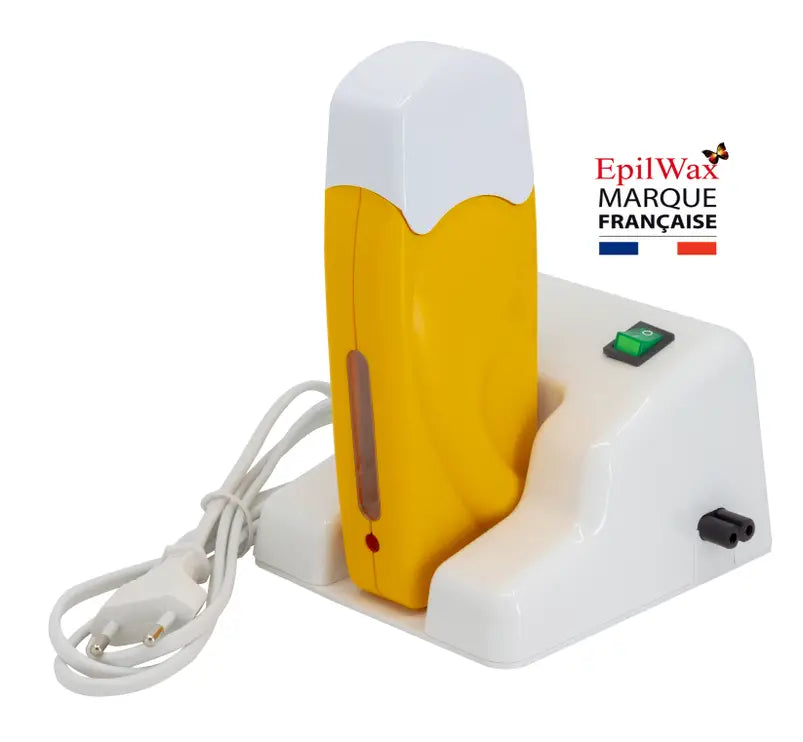 Chauffe-Cire Modulaire avec Base — Blanc / Jaune